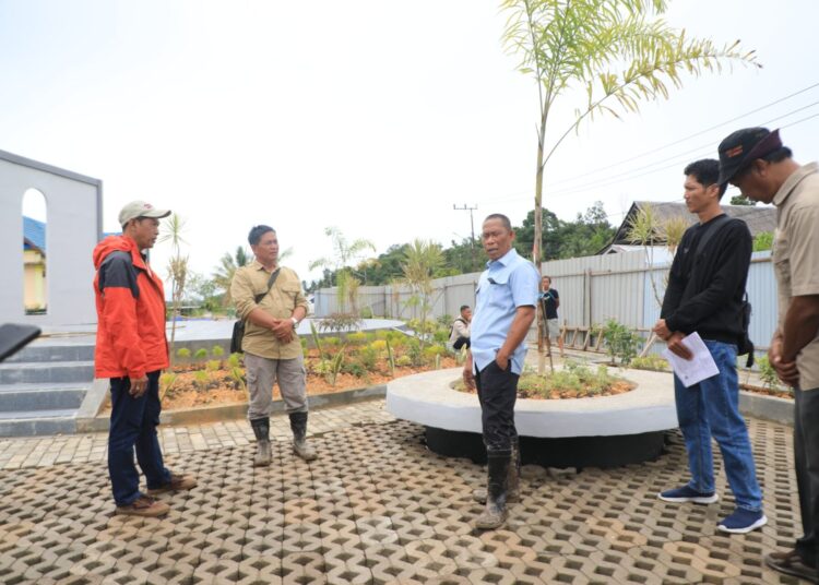 Pembangunan Taman Desa Salimbatu Rampung 80 Persen