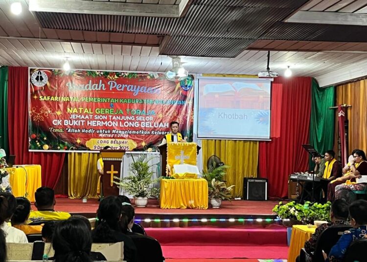 Polsek Tanjung Palas Barat Amankan Ibadah Natal Gereja Toraja Jemaat Sion