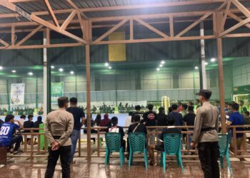 Polresta Bulungan Amankan Malam Final Turnamen Futsal Bupati Bulungan Cup 2025