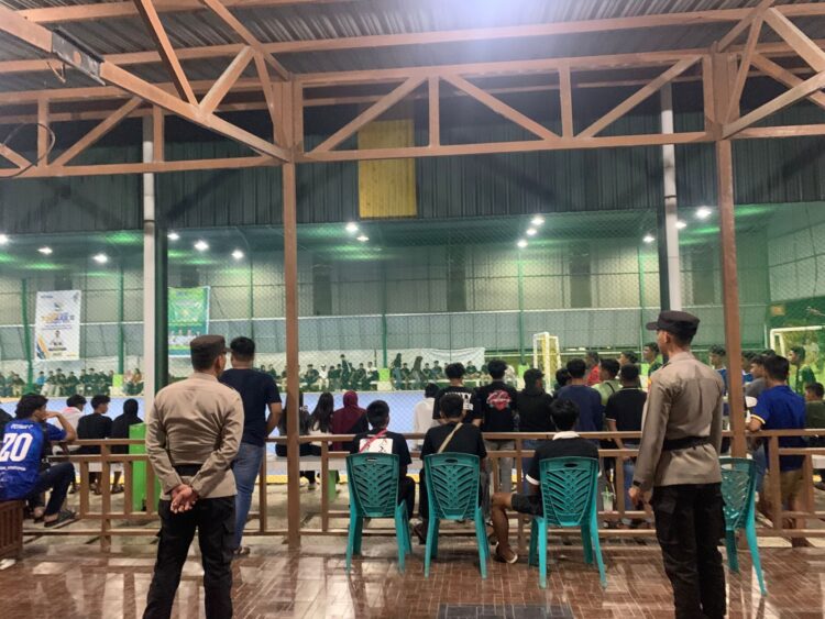 Polresta Bulungan Amankan Malam Final Turnamen Futsal Bupati Bulungan Cup 2025