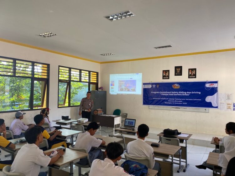 Satlantas Polresta Bulungan Gelar Sosialisasi Keselamatan Berlalu Lintas di Kalangan Pelajar