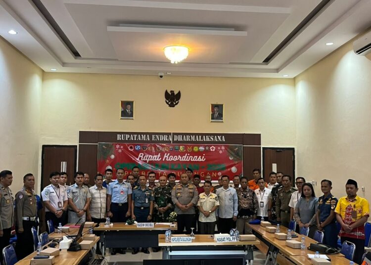 Polresta Bulungan Gelar Rakor Operasi Lilin Kayan 2025