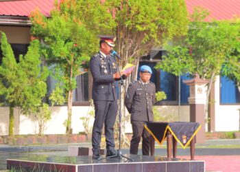 Polresta Bulungan Gelar Upacara Hari Bela Negara