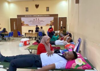 Sambut Natal dan Tahun Baru, Polresta Bulungan Gelar Donor Darah