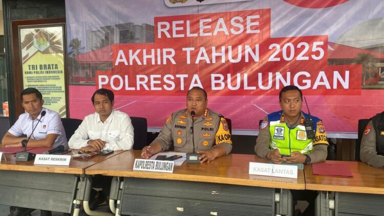 Polresta Bulungan Catat 395 Kasus Kriminal Sepanjang Tahun  2025