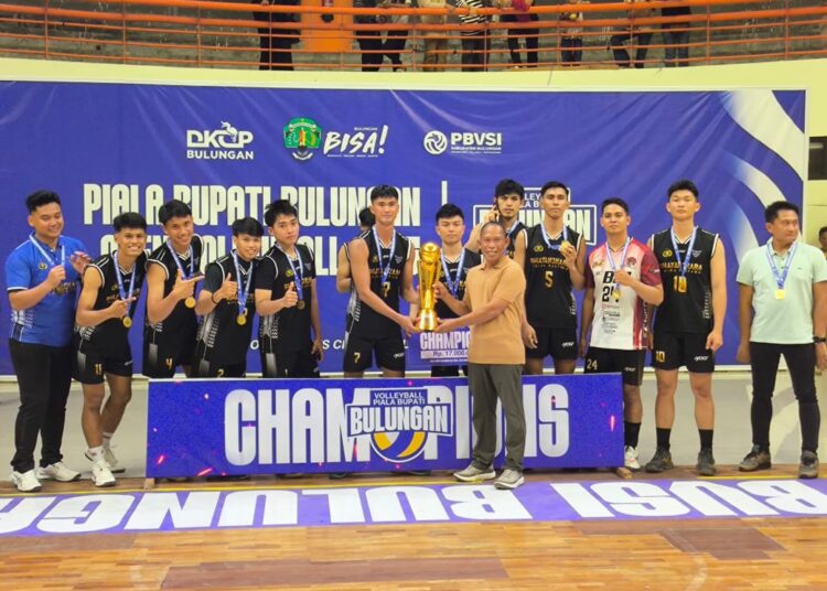 Bhayangkara Polda Kaltara Raih Gelar Juara Piala Bupati Bulungan Open Volleyball 2025