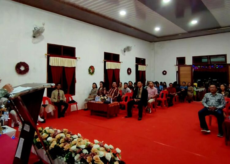 Perkokoh Persatuan di Perbatasan, Marthin Billa Sosialisasikan Empat Pilar di Tengkapak