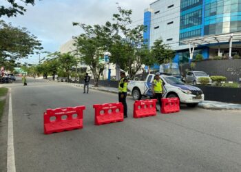 Pengamanan Lalin Satlantas Polresta Bulungan Jaga Kelancaran Upacara Hari Amal