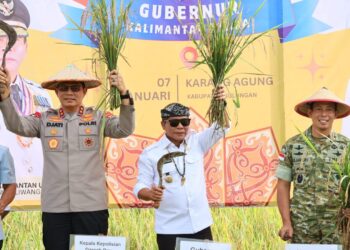 Kapolda Kaltara Hadiri Panen Raya dan Pengumuman Swasembada Pangan