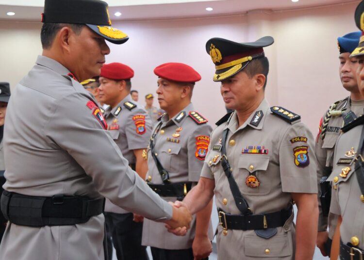 Kapolda Kaltara Lantik Pejabat Utama Baru