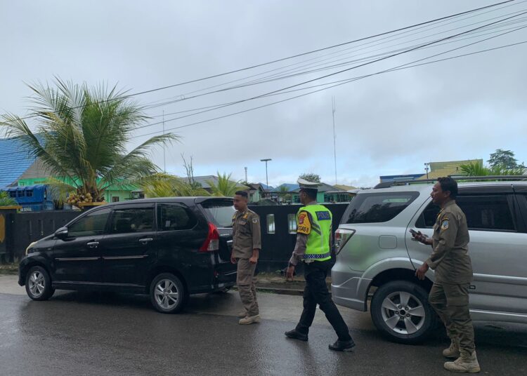 Sat Lantas Polresta Bulungan Imbau Pengendara Tidak Parkir Sembarangan