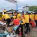 Polres Tarakan Gelar Aksi Bersih-Bersih, Ajak Masyarakat Jaga Kebersihan