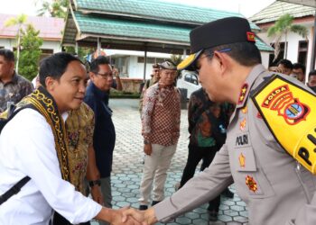 Kapolda Kaltara Sambut Kunjungan Kerja Menteri Kehutanan di Bumi Benuanta