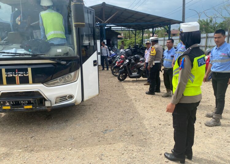 Lima Armada Bus Dinyatakan Laik Jalan Usai Ramp Check