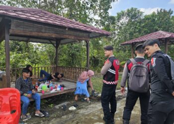 Personel Polda Kaltara Siaga di Objek Wisata dan Pelabuhan