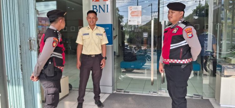 Sasar Objek Vital, Patroli Samapta Pastikan Kamtibmas Aman