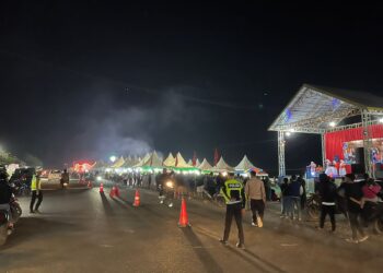 Pengamanan Gebyar UMKM di Tanjung Selor Berjalan Aman dan Lancar
