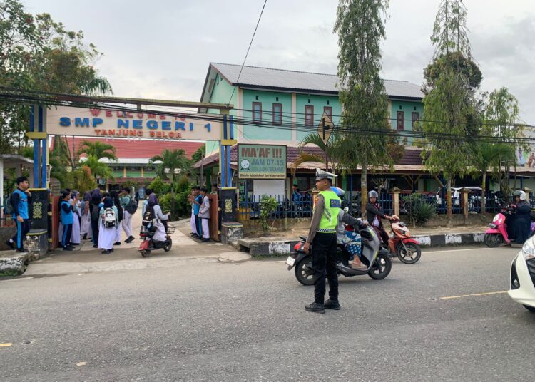 Apel Pagi Digelar, Arus Lalu Lintas Tanjung Selor Ramai Lancar