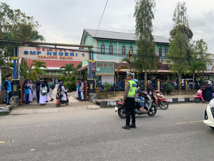 Apel Pagi Digelar, Arus Lalu Lintas Tanjung Selor Ramai Lancar