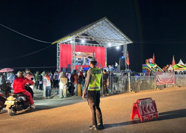 Satlantas Polresta Bulungan Amankan Lalu Lintas di Gebyar UMKM