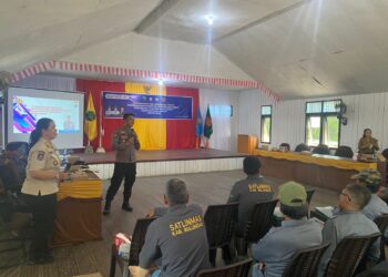 Satlinmas Tanjung Palas Barat Dikukuhkan