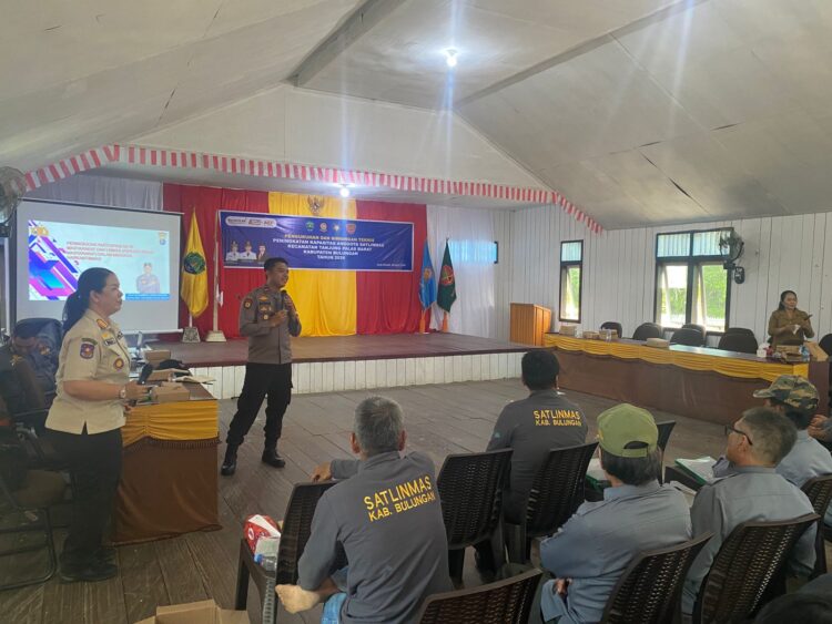 Satlinmas Tanjung Palas Barat Dikukuhkan