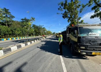 Satlantas Polresta Bulungan Terjun Lapangan  Amankan Arus Lalu Lintas 