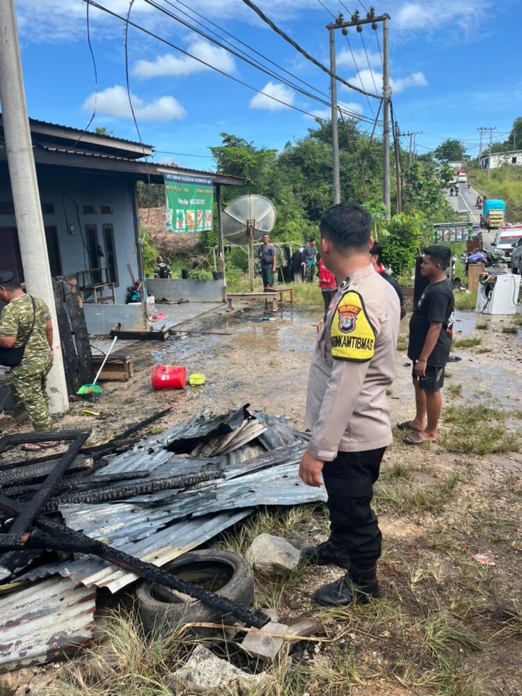 Empat Pintu Kontrakan di Gunung Sari Ludes Terbakar