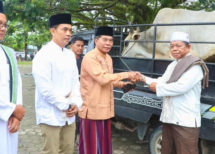 Gubernur Salat Iduladha Bersama Warga, Serahkan Hewan Kurban untuk Masyarakat