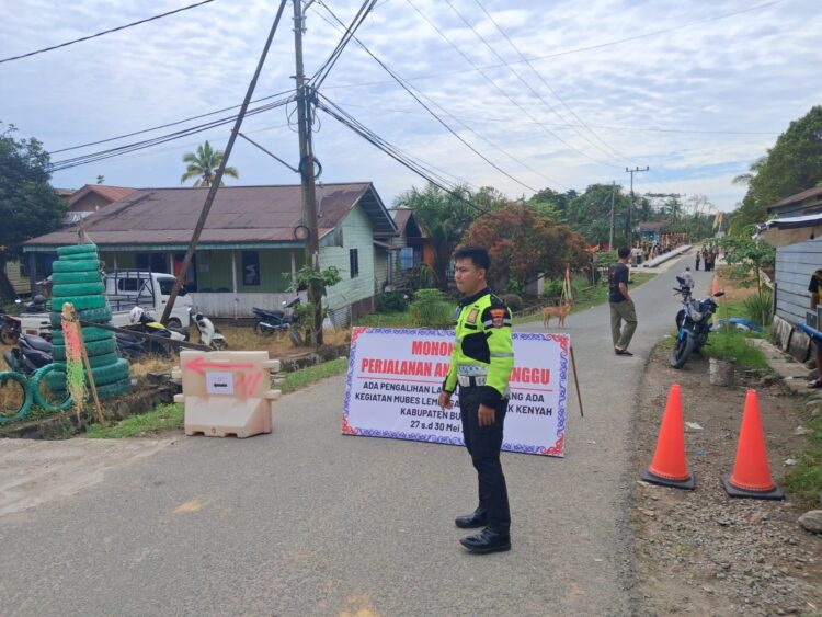 Mubes LADK Bulungan Polisi Amankan Arus Laluintas