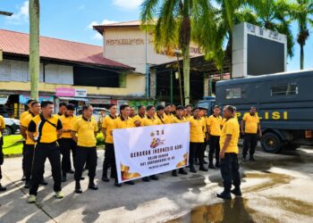 Sambut Hari Bhayangkara, Polresta Bulungan Gelar Kerja Bakti