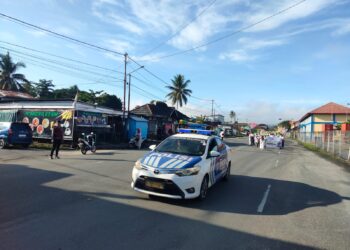 55 Personel Polresta Bulungan Amankan Pawai Ta’aruf 1 Muharam 1448 Hijriah