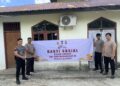 Bakti Religi di Tanah Kuning, Polisi Gotong Royong Bersihkan Masjid
