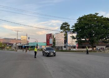 Polresta Bulungan Siagakan 28 Personel Amankan  Fun Run Di Tanjung Selor