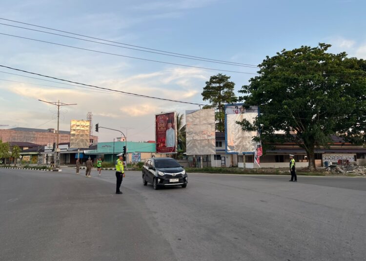 Polresta Bulungan Siagakan 28 Personel Amankan Fun Run Di Tanjung Selor