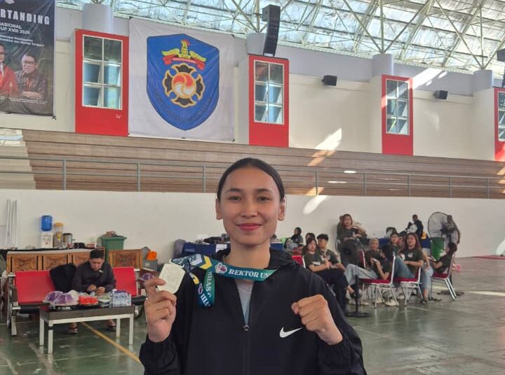 Bripda Agustina Harumkan Nama Bulungan Lewat Medali Perak Kejurnas Kempo