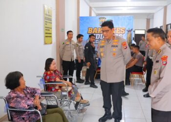 Kapolda Kaltara Ikuti Vicon Puncak Bakti Kesehatan