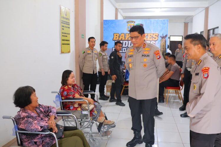 Kapolda Kaltara Ikuti Vicon Puncak Bakti Kesehatan