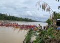 Lomba Perahu Dayung Semarakkan Konferensi ke-XXXVI GKII Kayan Hilir