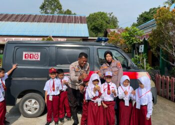 Satbinmas Polresta Bulungan Sosialisasikan Pencegahan Bullying kepada Siswa SDN 012