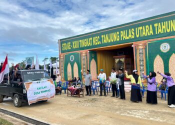 Pawai Ta’aruf STQ XXIII Berlangsung Meriah dan Kondusif di Ruhui Rahayu