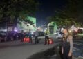 Pengamanan Festival Rakyat di Jalan Agatis, Arus Lalu Lintas Tetap Lancar