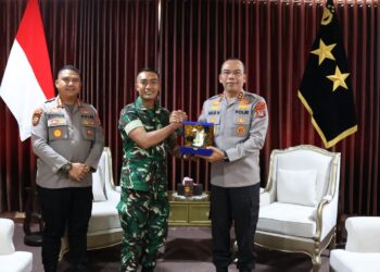 Perkuat Sinergi, Kapolda Kaltara Jamu Kunjungan Danyonif 880 Benuanta