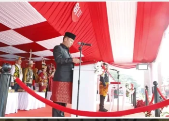 Ketua DPRD Kaltara, Hadiri Upacara HUT RI di Lapangan Agathis