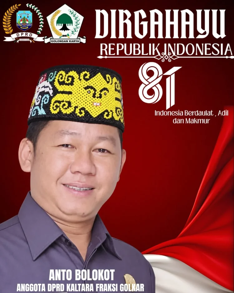 Ucapan HUT RI Anto Bolokot
