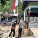 Polres Malinau Bagikan 700 Bendera Merah Putih Serentak