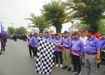 Ribuan Warga Ikuti Jalan Sehat, Gubernur Ajak Jaga Kerukunan Kaltara 