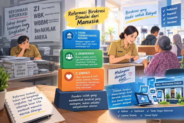 Reformasi Birokrasi Tidak Cukup Dengan Semboyan dan Singkatan