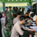 Wujud Solidaritas Personel Polisi Terlibat Donor Darah di Kodim 0903 Bulungan