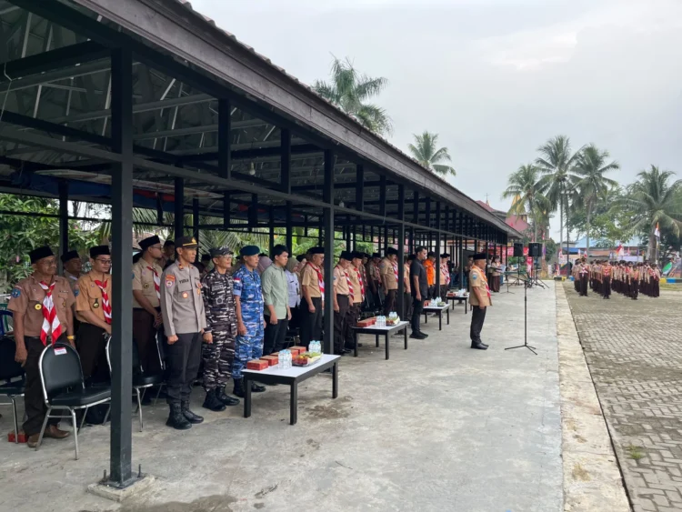 Wujud Sinergitas, Polresta Bulungan Hadiri Upacara HUT ke-65 Pramuka